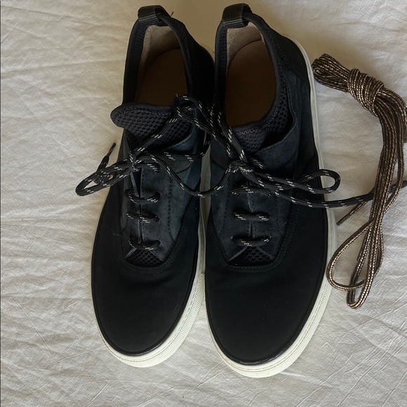 Jenni Kayne Lace-Up Casual Black Suede Platform Trainers Sneakers EU 40 - Picture 4 of 13